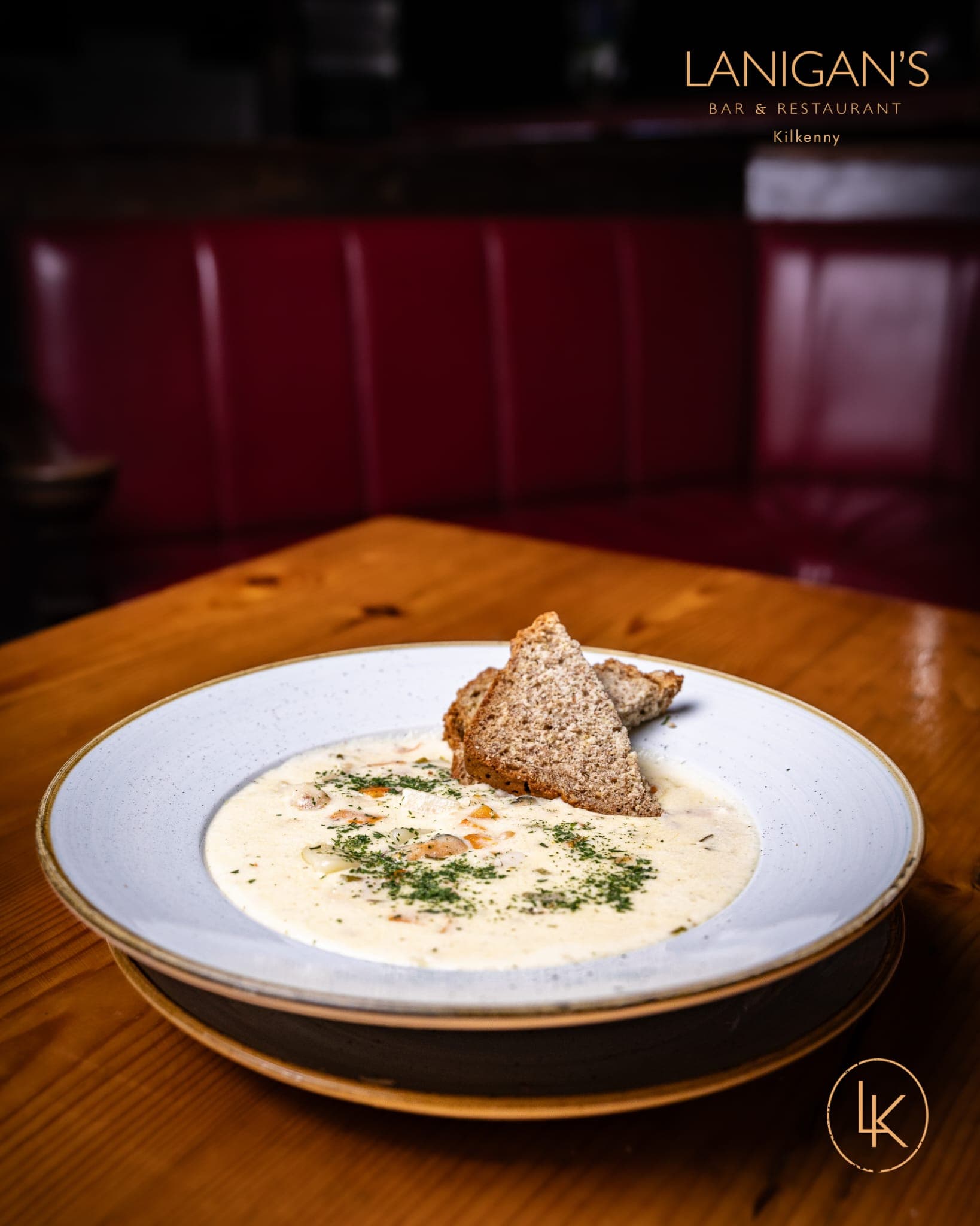 Chowder of the Day at Lanigan's Bar, Kilkenny