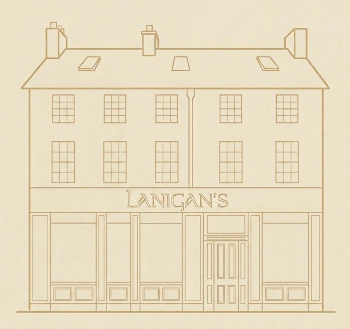 Lanigan's Bar & Restaurant facade on Rose Inn Street, Kilkenny